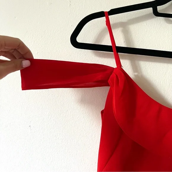 NWT Oh Polly mini red dress size 2 - Picture 3 of 5